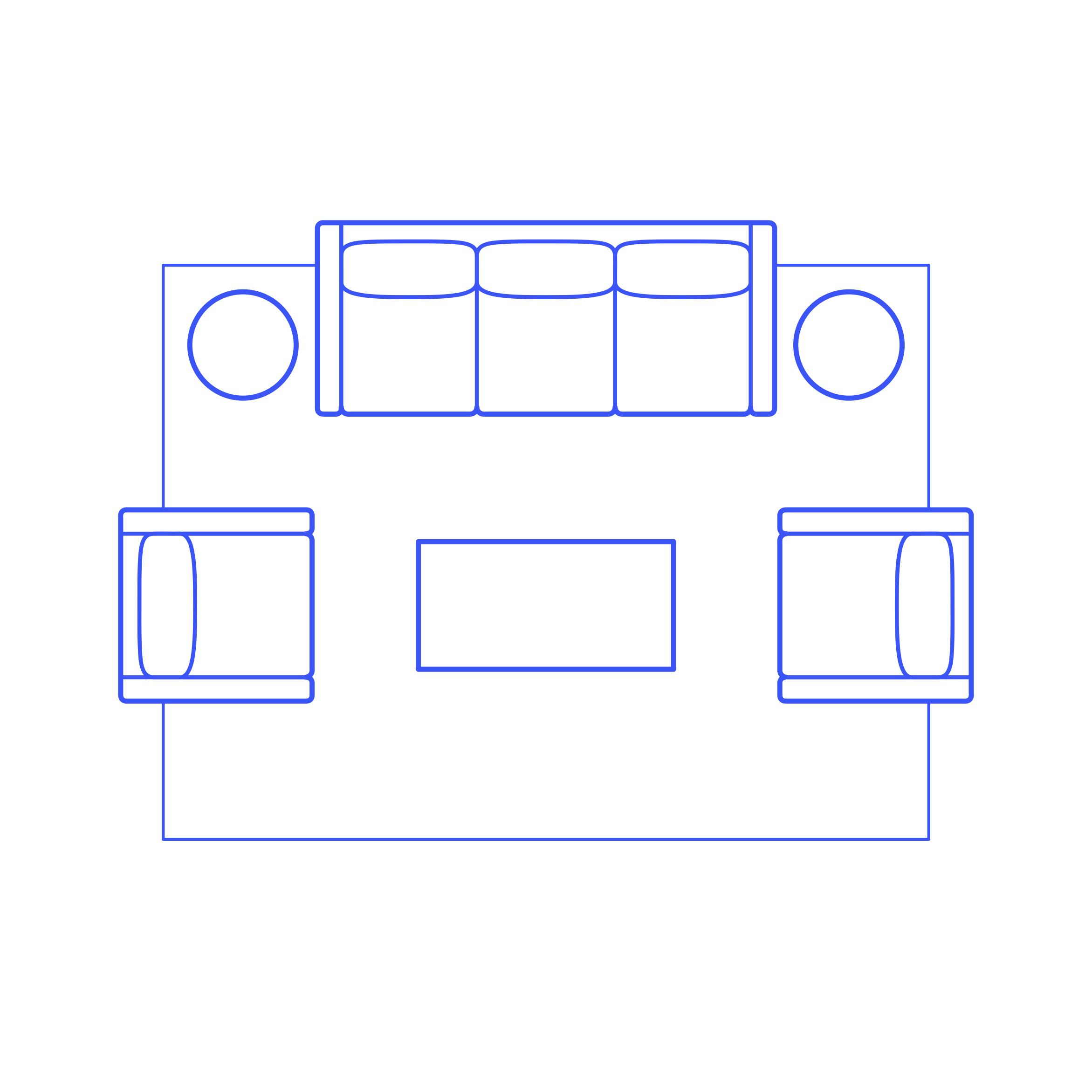 Layouts Living Rooms U Shape Sofa Armchairs Outline Svg Vector Free Vectors